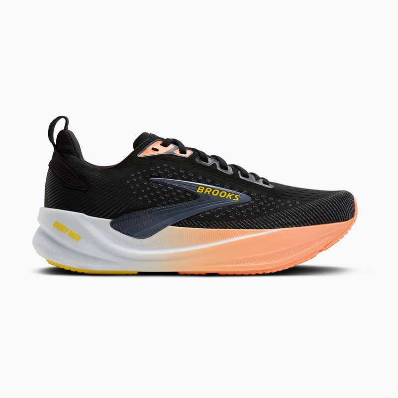 Dámské běžecké boty Brooks Ghost Max 4 black/folkstone/cyber peach 2