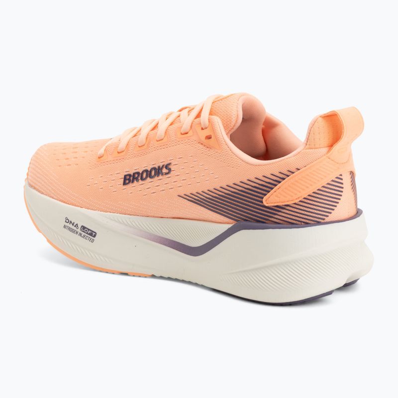 Dámské běžecké boty Brooks Ghost Max 4 cyber peach/grape/bluewash 3