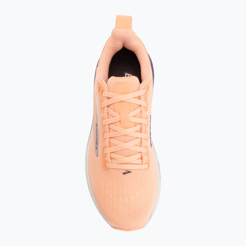 Dámské běžecké boty Brooks Ghost Max 4 cyber peach/grape/bluewash 5