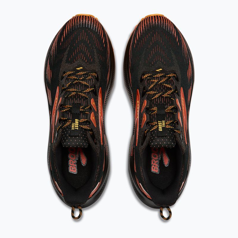 Pánské běžecké boty Brooks Ghost Trail black/red/orange 5