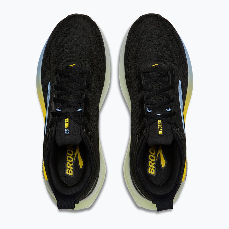 Pánské běžecké boty Brooks Glycerin 23 black/cyber yellow/nightlife 5