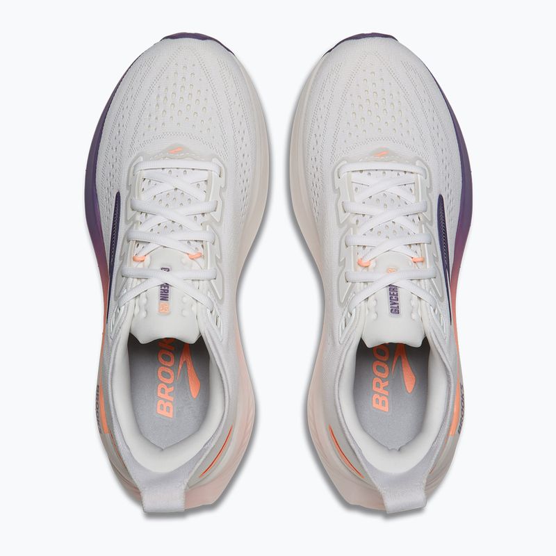 Dámské běžecké boty Brooks Glycerin 23 white/mulled grape/clear 5