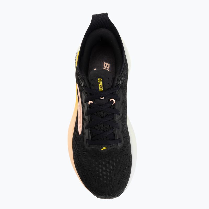 Dámské běžecké boty Brooks Glycerin 23 black/peach/nightlife 5