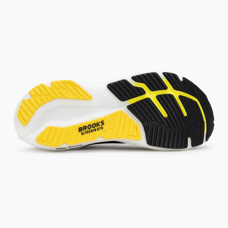 Pánské běžecké boty Brooks Glycerin GTS 23 black/cyber yellow/nightlife 4