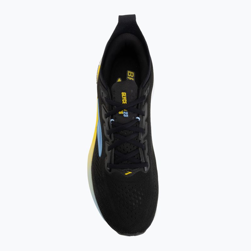 Pánské běžecké boty Brooks Glycerin GTS 23 black/cyber yellow/nightlife 5