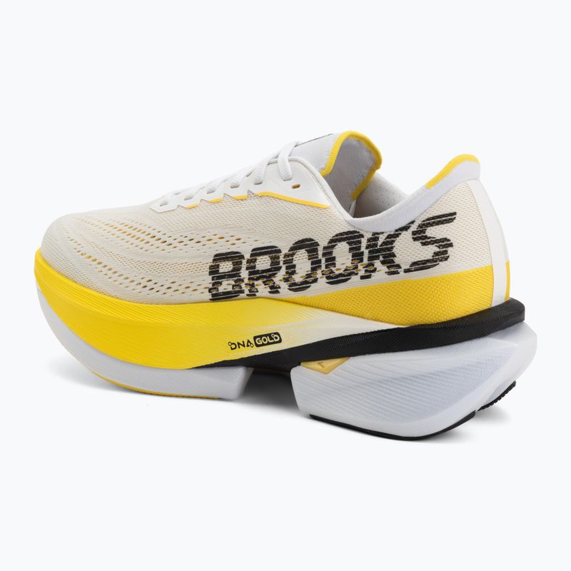 Pánské běžecké boty Brooks Hyperion Max 4 white/cyber yellow/black 3