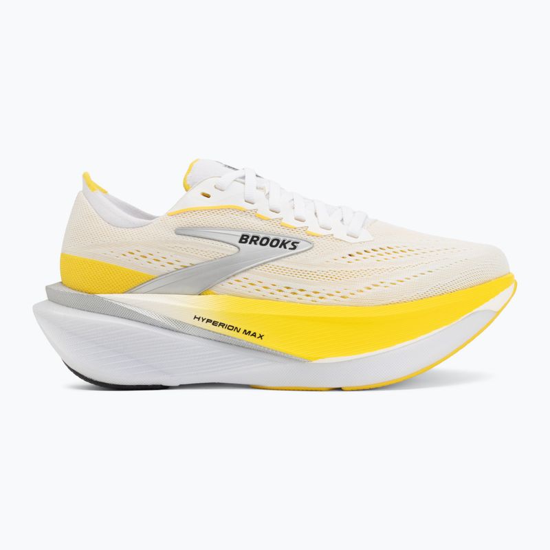 Dámské běžecké boty Brooks Hyperion Max 4 white/cyber yellow/black 2