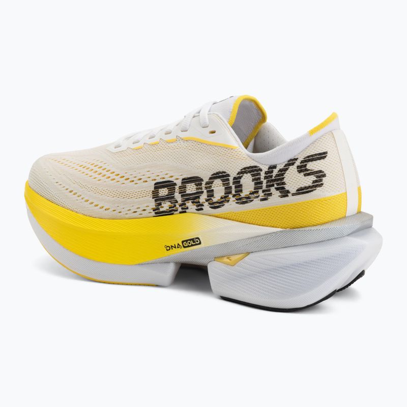Dámské běžecké boty Brooks Hyperion Max 4 white/cyber yellow/black 3