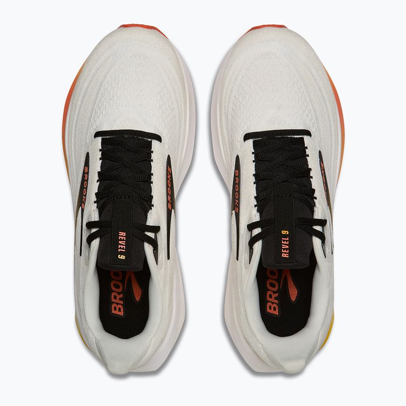 Pánské běžecké boty Brooks Revel 9 white/orange/black 5