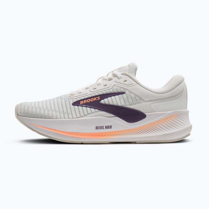 Dámské běžecké boty Brooks Revel Max brightwhite/mulledgrape/peach 2
