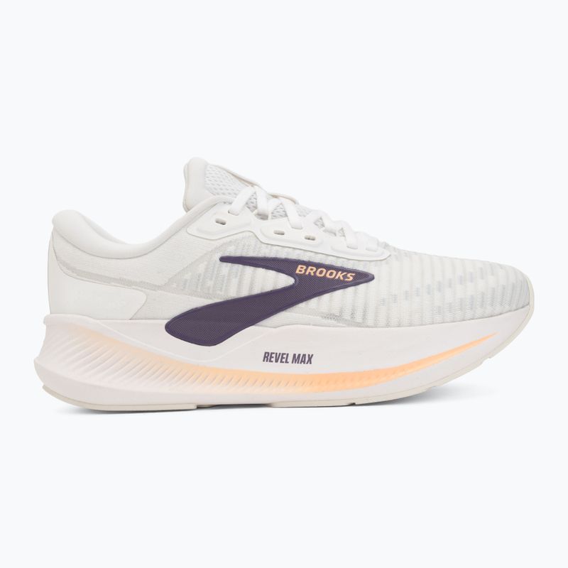 Dámské běžecké boty Brooks Revel Max brightwhite/mulledgrape/peach 2