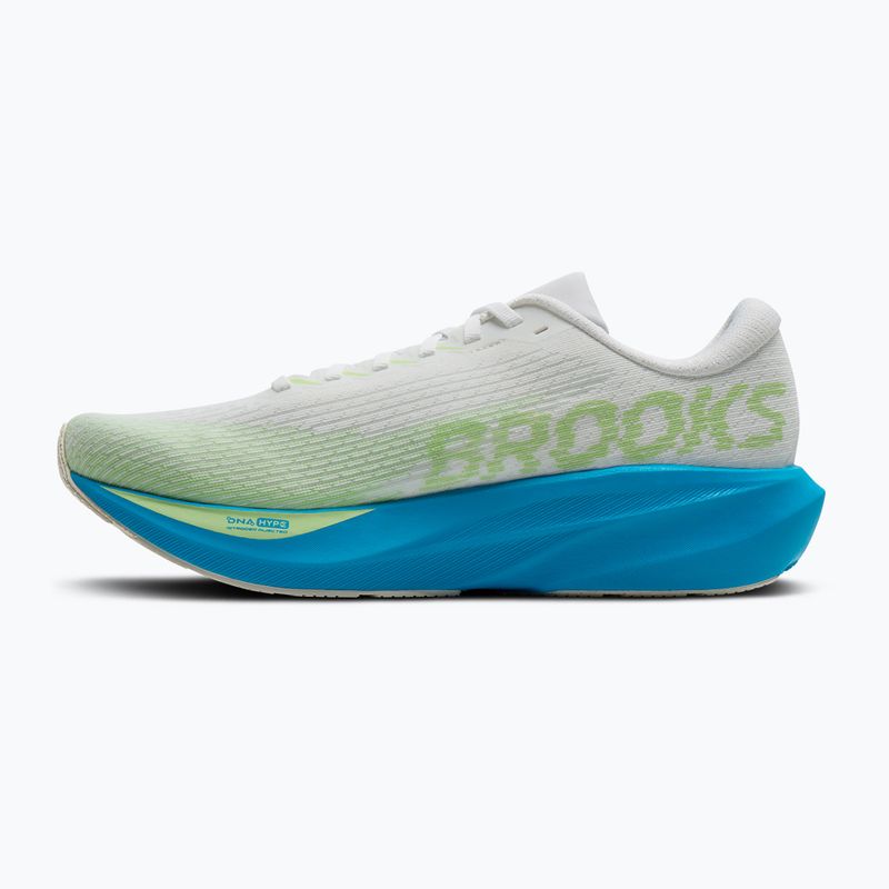 Pánské běžecké boty Brooks Ghost Amp white/blue/paradise green 3