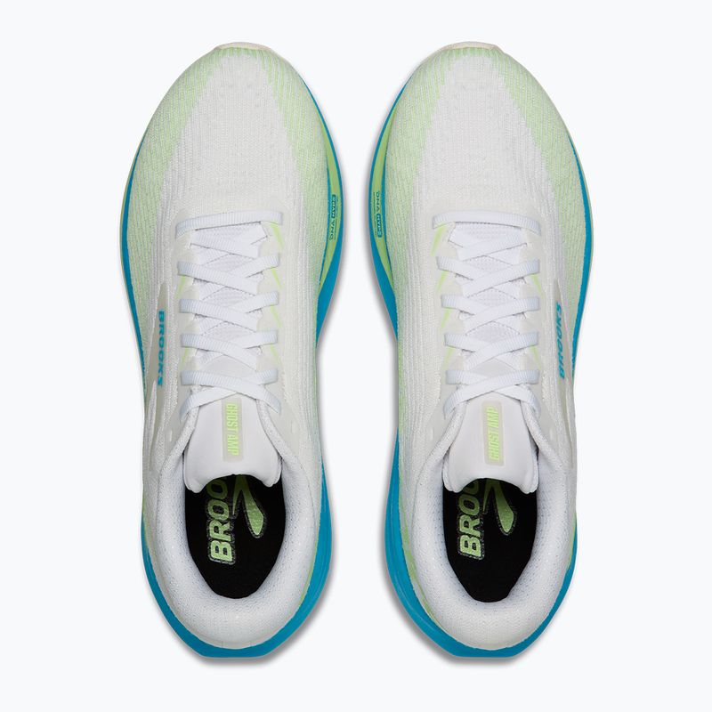 Pánské běžecké boty Brooks Ghost Amp white/blue/paradise green 5