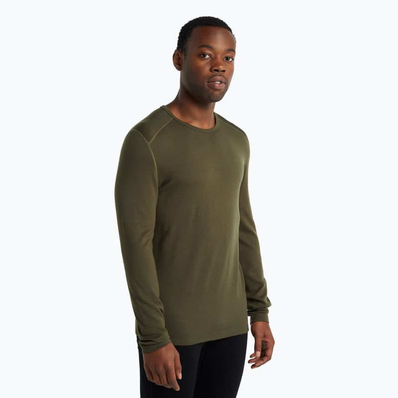Pánská termoakční mikina icebreaker 260 Tech Crewe loden