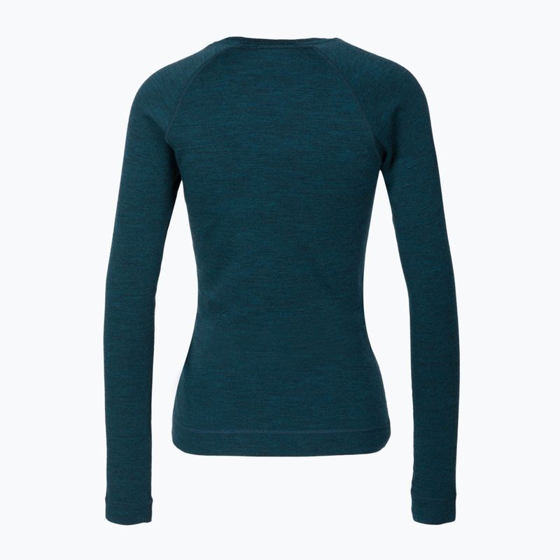 Dámská termoakční mikina Smartwool Merino 250 Baselayer Crew Boxed twilight blue heather 2