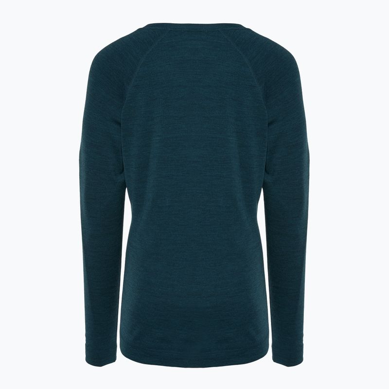 Dámské termo tričko longsleeve Smartwool Merino 250 Baselayer Crew Boxed twilight blue heather 2