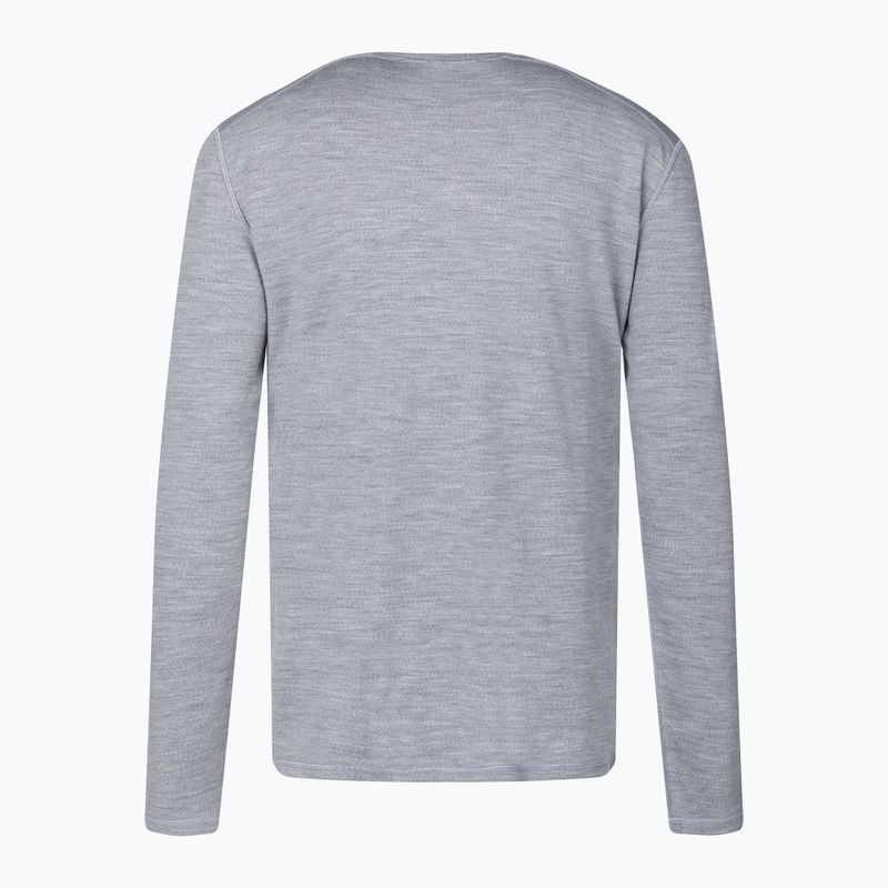 Pánská termoakční mikina Smartwool Merino 250 Baselayer Crew Boxed světle šedý melír 2