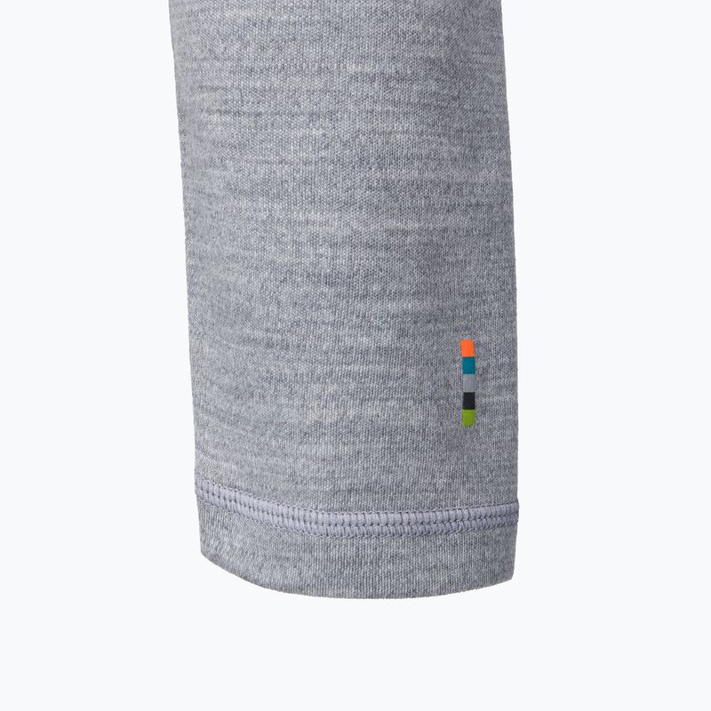 Pánská termoakční mikina Smartwool Merino 250 Baselayer Crew Boxed světle šedý melír 3