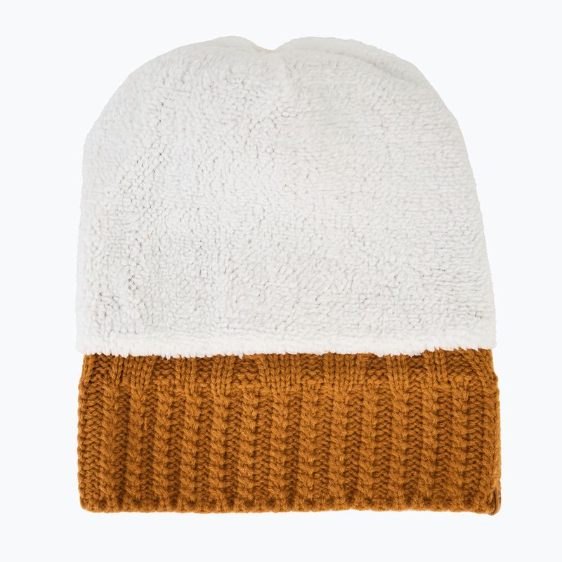 Dámská zimní čepice Timberland Cable Premium Pom Beanie wheat 4