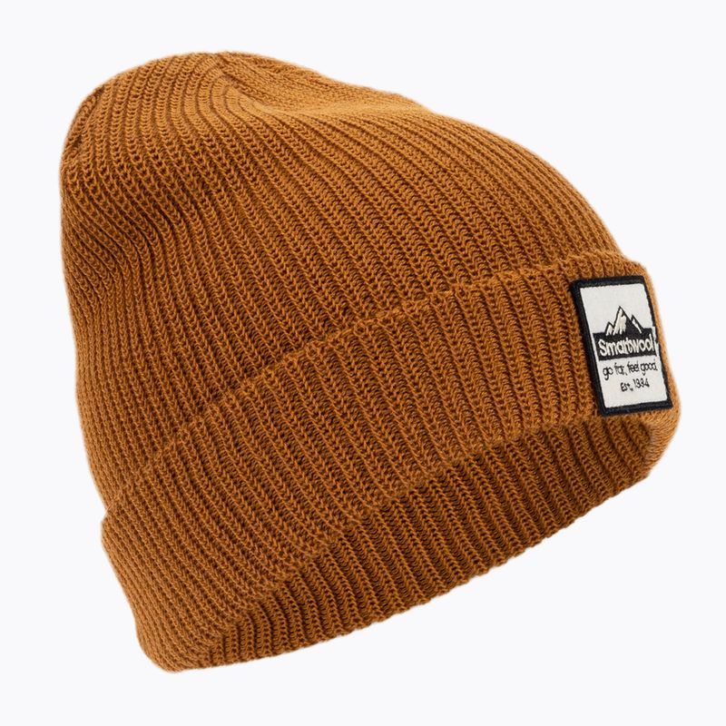 Hnědá zimní čepice Smartwool Patch 11493-G36