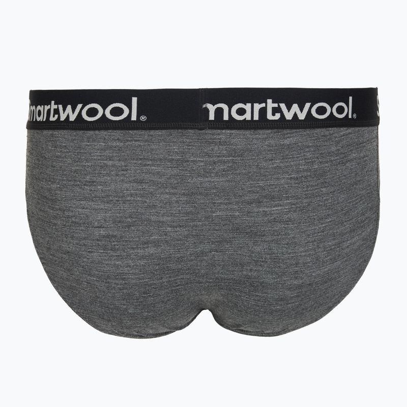 Pánské termo spodky Smartwool Active Brief medium gray heather 2