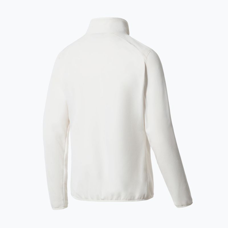 Dámská fleecová mikina The North Face 100 Glacier 1/4 Zip bílá 2