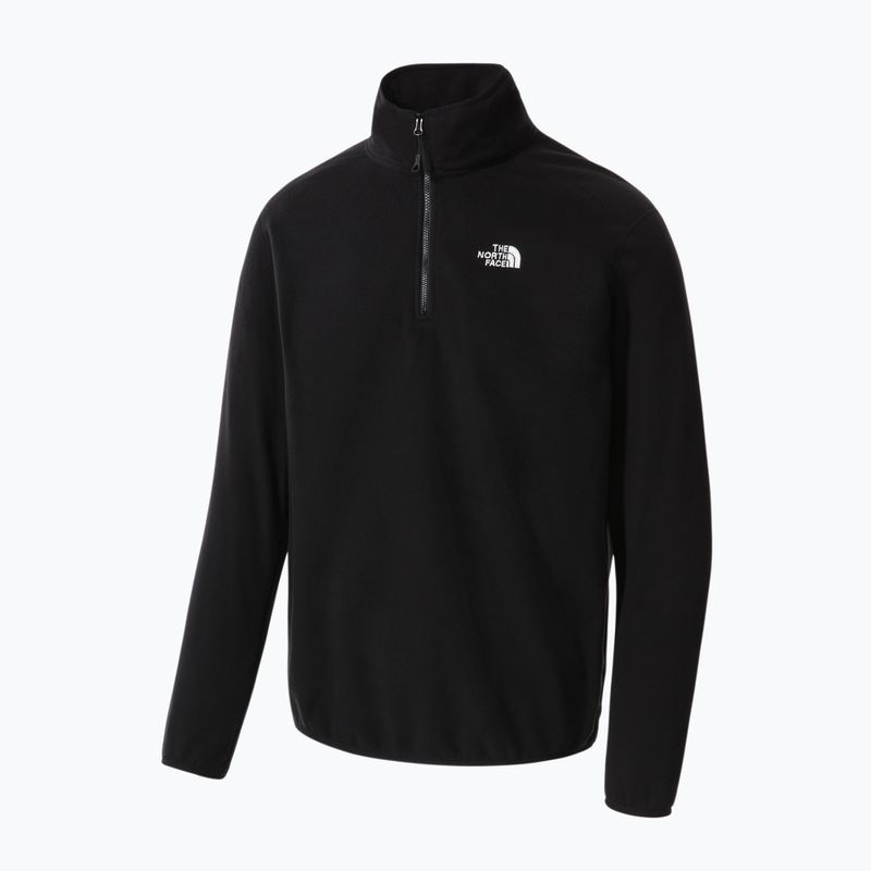 Pánská fleecová mikina The North Face 100 Glacier 1/4 Zip černá