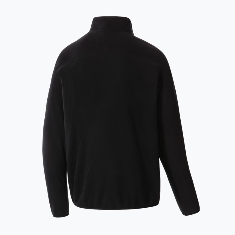 Pánská fleecová mikina The North Face 100 Glacier 1/4 Zip černá 2