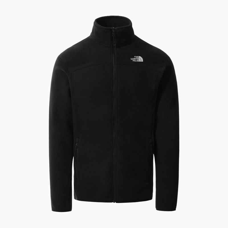 Pánská fleecová mikina The North Face 100 Glacier Full Zip černá NF0A5IHQJK31