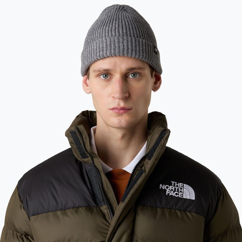 Zimní čepice The North Face Fisherman medium grey heather 3