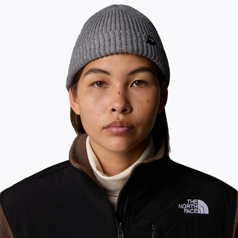 Zimní čepice The North Face Fisherman medium grey heather 4