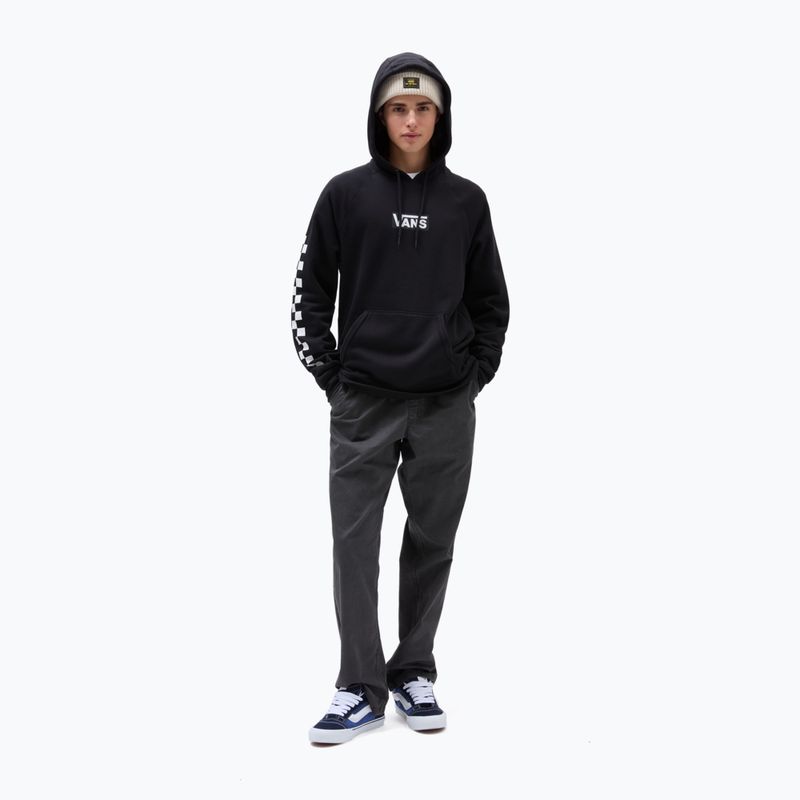 Pánská mikina  Vans Mn Versa Standard Hoodie black/checkerboard 3