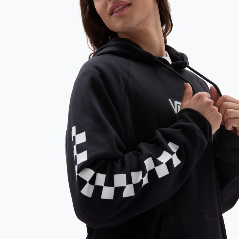 Pánská mikina  Vans Mn Versa Standard Hoodie black/checkerboard 5