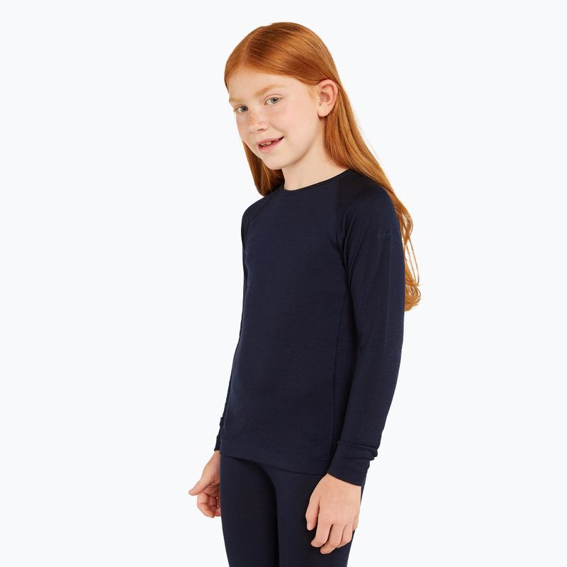 Dětská termoakční mikina icebreaker 200 Oasis Crewe midnight navy 5
