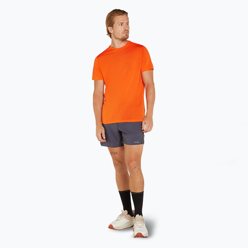Pánské trekingové tričko  icebreaker Merino 125 Cool-Lite Sphere III SS Tee blaze 2