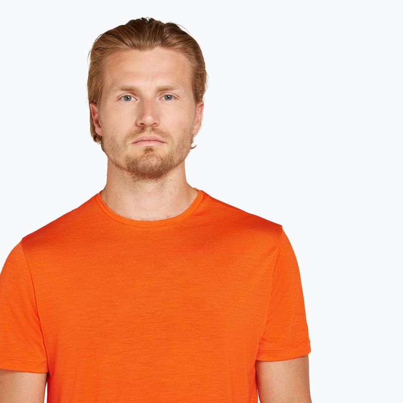 Pánské trekingové tričko  icebreaker Merino 125 Cool-Lite Sphere III SS Tee blaze 4