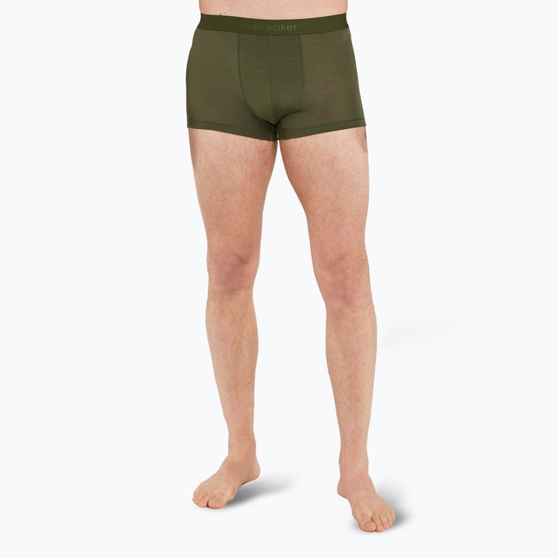 Pánské termo boxerky  icebreaker Merino 125 Cool-Lite Anatomica Trunks loden 2