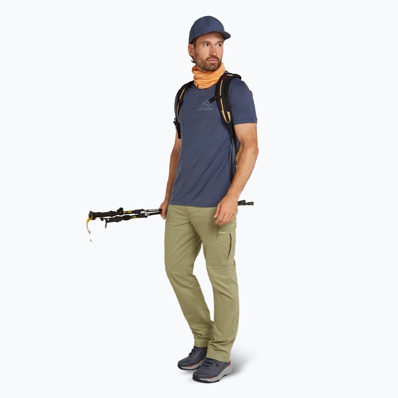 Pánské trekingové tričko Icebreaker Merino 150 Tech Lite Back Pack graphite 5
