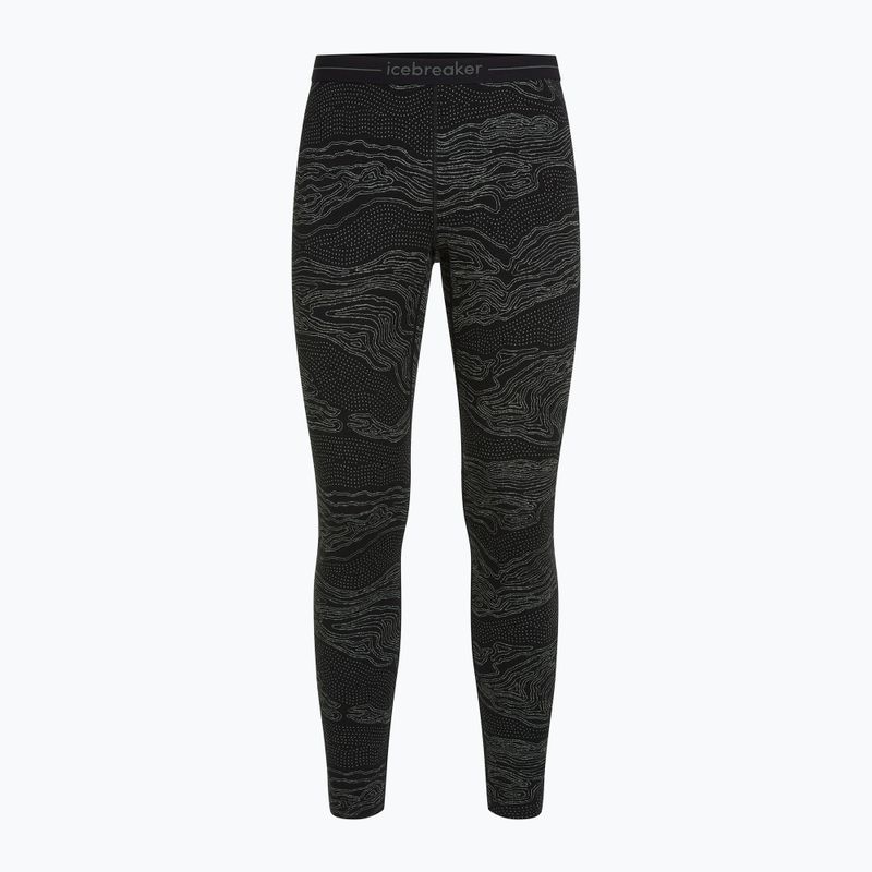 Pánské termo kalhoty Icebreaker Merino 260 Vertex Leggings Snow Guide black/ galaxy/ j 7