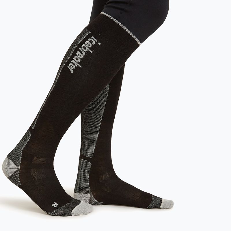 Pánské lyžařské ponožky Icebreaker Merino Ski+ Ultralight OTC black/ether/graphite 2