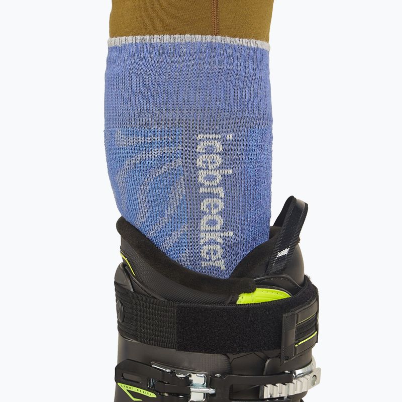 Pánské lyžařské ponožky Icebreaker Merino Ski+ Medium OTC Mountain Contour brilliant/ether/baja 4