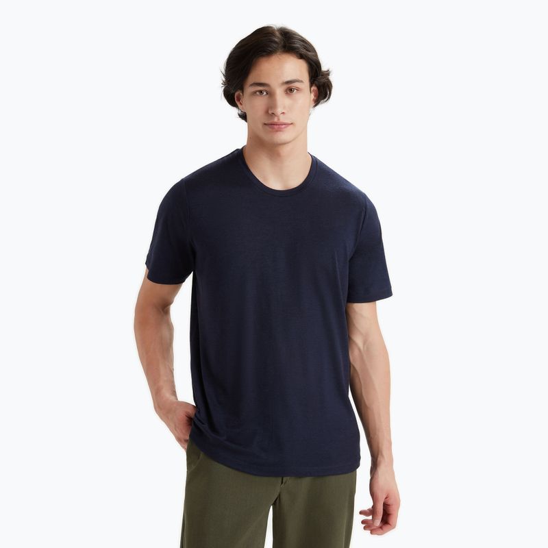 Pánské turistické tričko Icebreaker Tech Lite II SS navy blue IB0A59IY