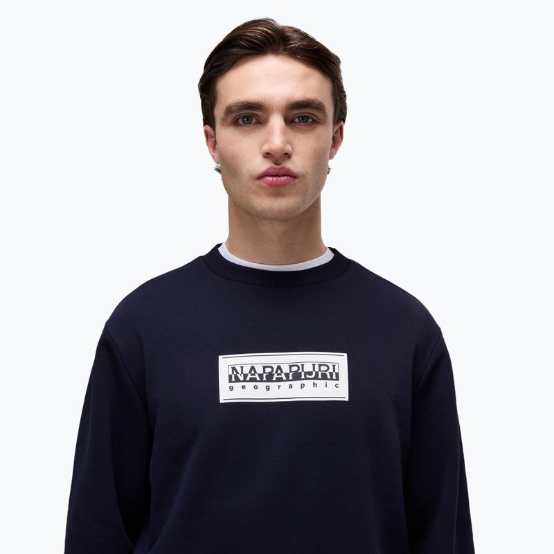 Pánská mikina Napapijri B-Box Logo C blu marine 3