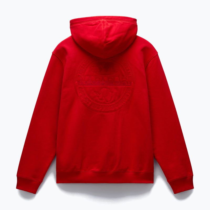 Pánská mikina Napapijri B-Kander Hooded red goji 7