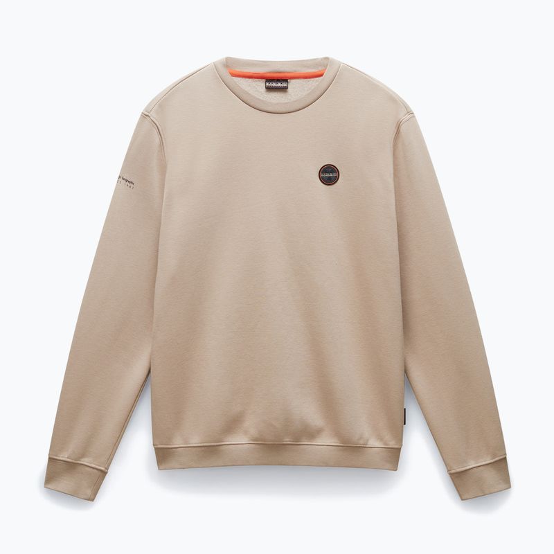 Pánská mikina Napapijri B-Badge C beige rocky 6