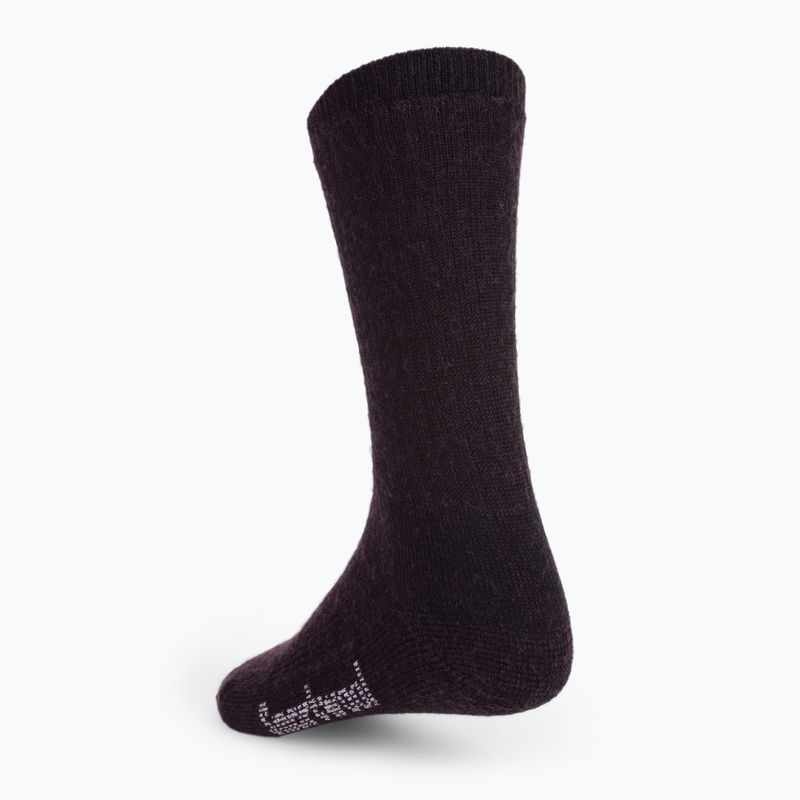 Trekingové ponožky Smartwool Hike Classic Edition Full Cushion Solid Crew vínové SW001648590 2