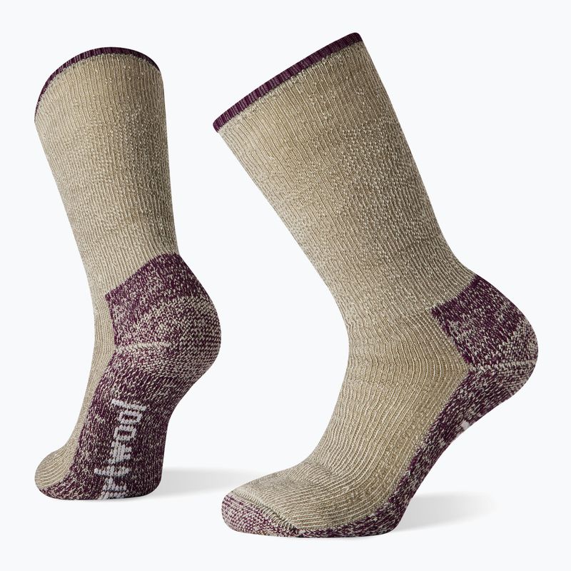 Dámské trekové ponožky Smartwool Mountaineer Classic Edition Maximum Cushion Crew taupe