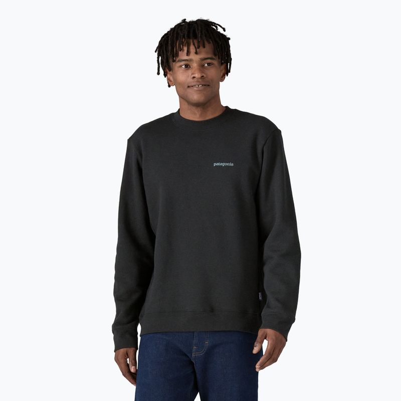Mikina Patagonia Fitz Roy Icon Uprisal Crew ink black 4