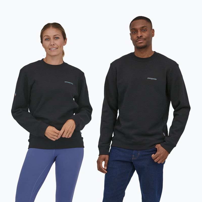Mikina Patagonia Fitz Roy Icon Uprisal Crew ink black 2