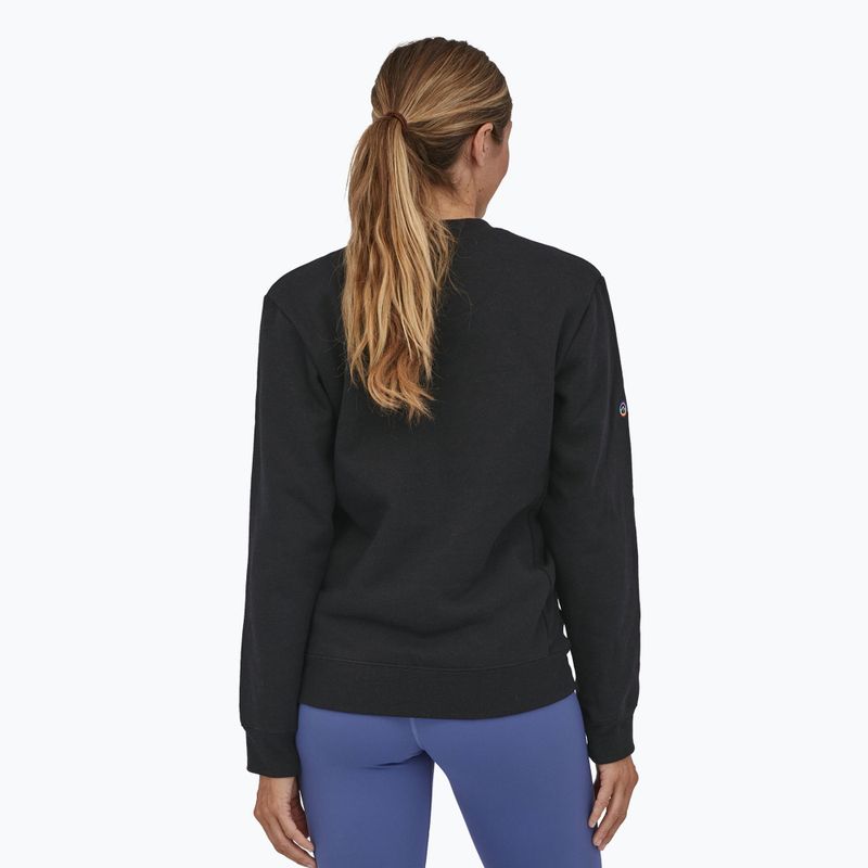 Mikina Patagonia Fitz Roy Icon Uprisal Crew ink black 4